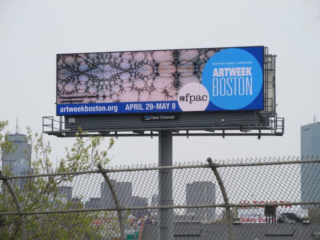 Art Week Boston Billboard